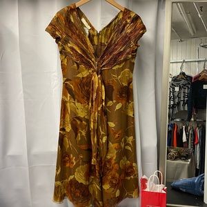 Valentino Fall Style Silk Dress